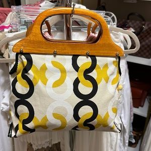 J. Crew canvas hand bag